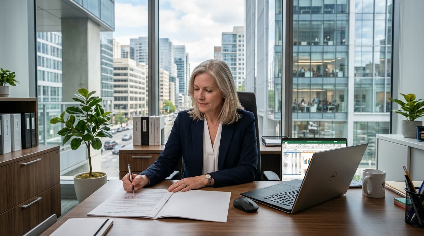 SSAS trustee managing commercial property with tenant agreement and rental income records