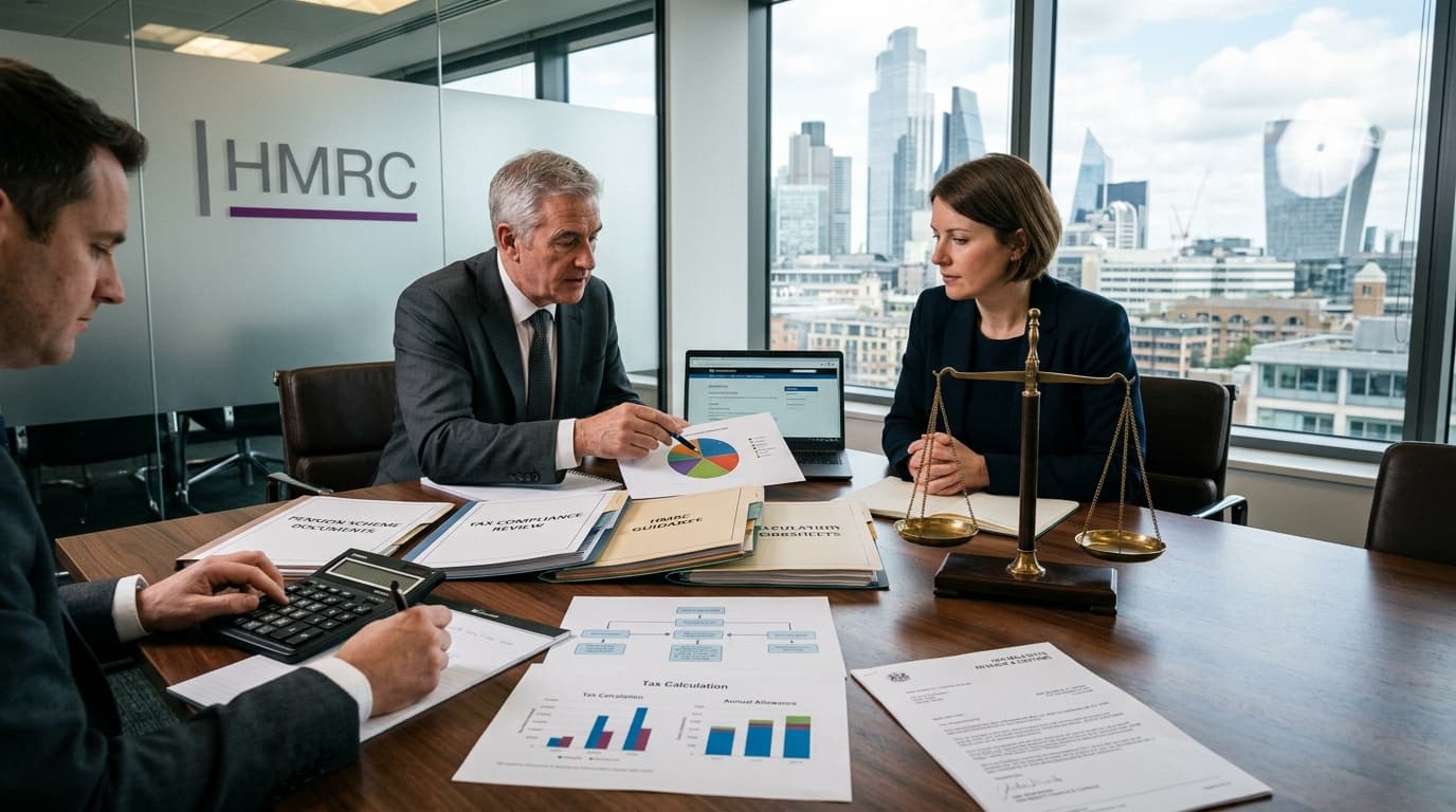 HMRC compliance documents and pension scheme regulations for connected party transactions
