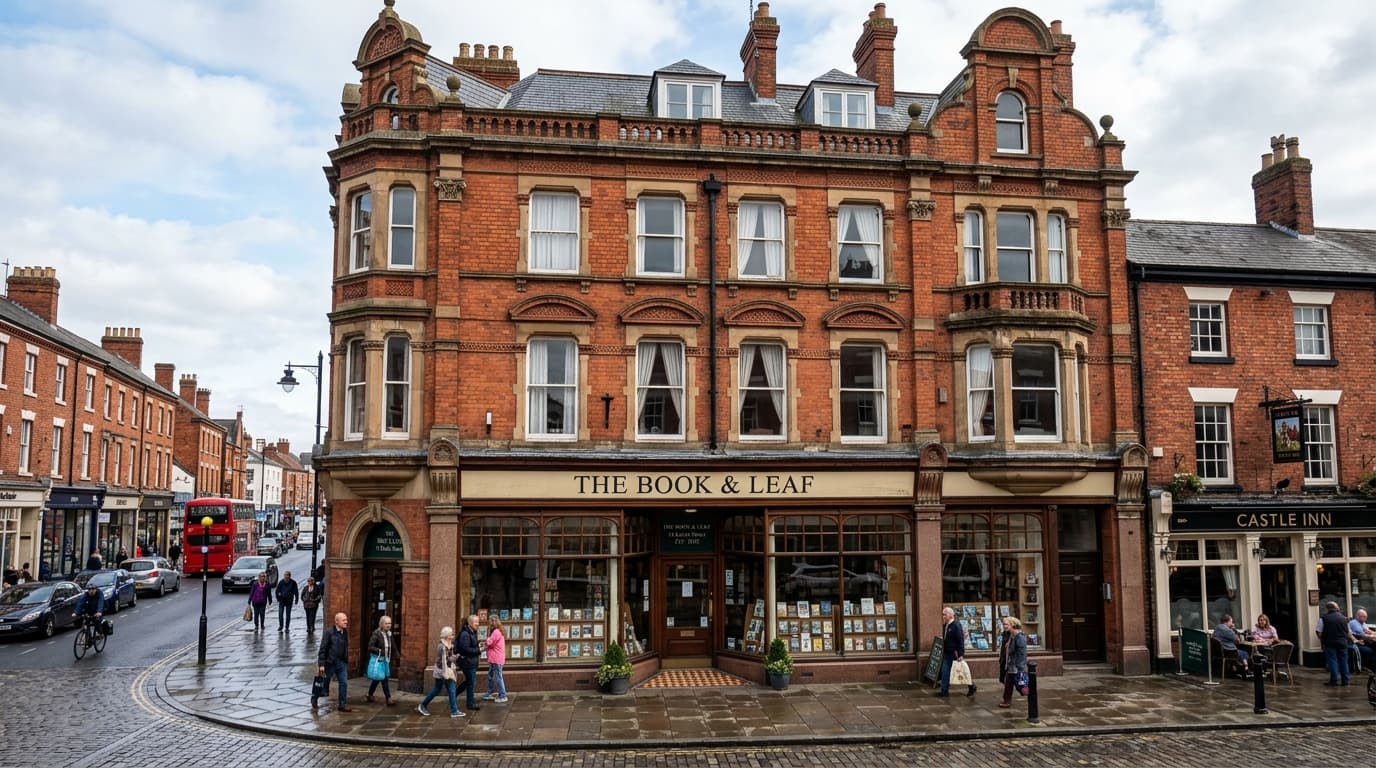 Victorian mixed-use building with retail on ground floor and residential flat above